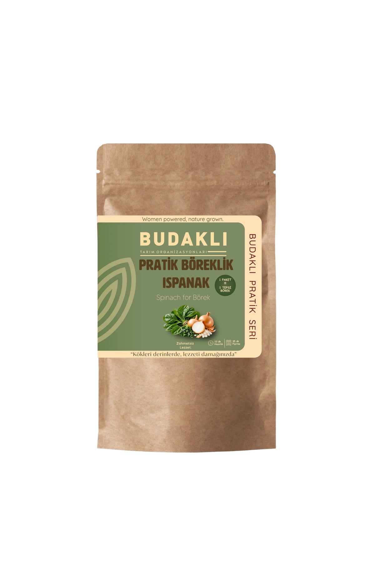 Budaklı Tarım Pratik Kurutulmuş Böreklik Ispanak 100 Gr | Koruyucu İçermez