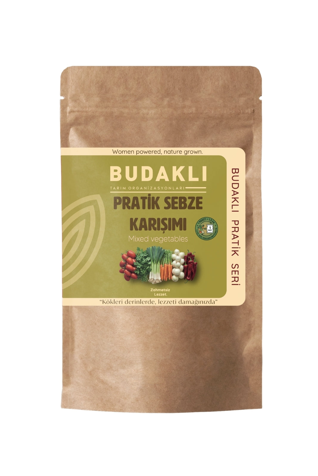 Budaklı Tarım Pratik Sebze Karışımı 100 Gr | Koruyucu İçermez